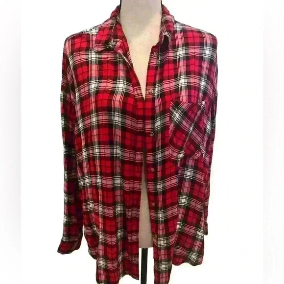 H&M checkered flannel - Picture 2 of 3